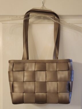 HARVEYS Seatbelt Bag in Champagne Tan, Pre-loved